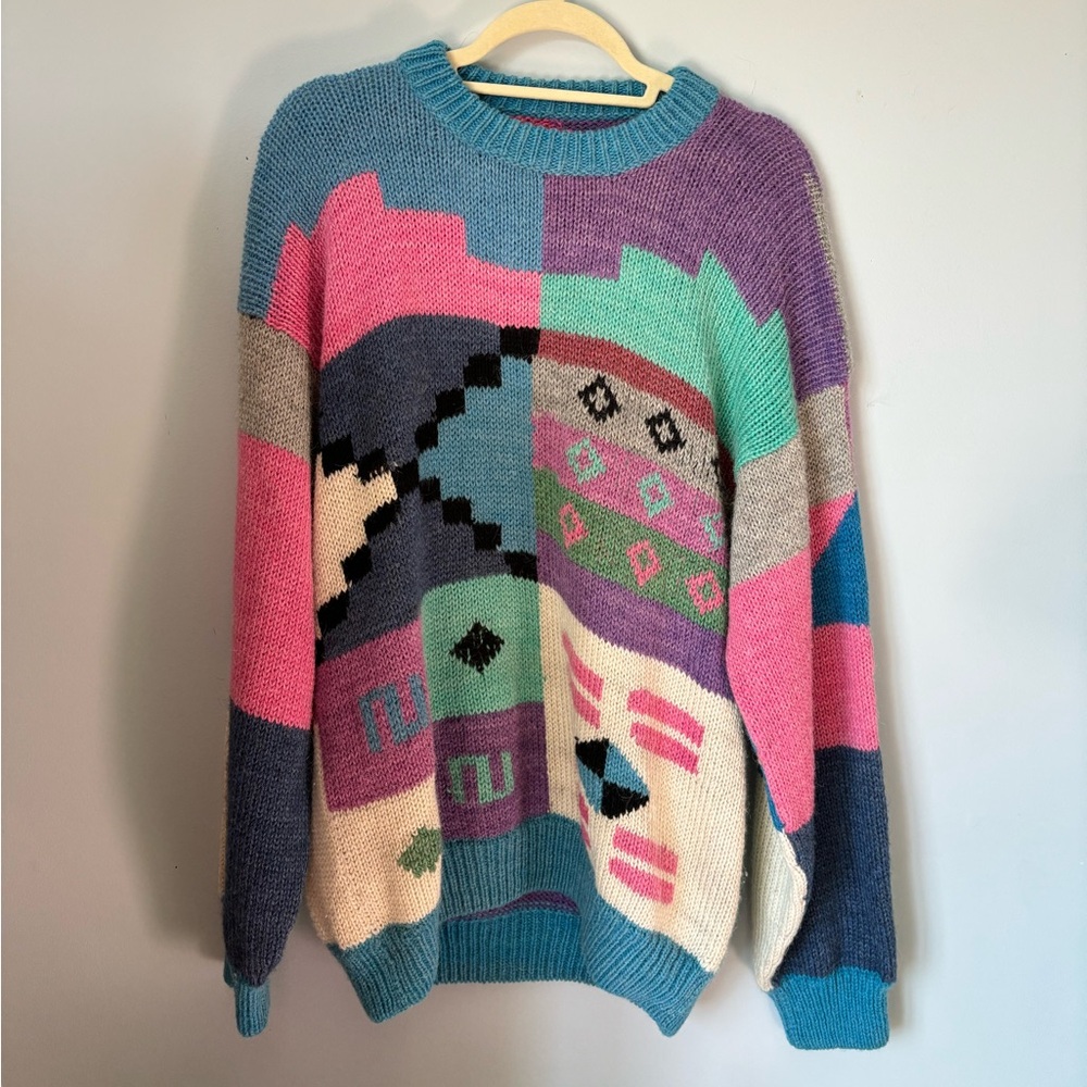 Vintage Oversized Wool Sweater